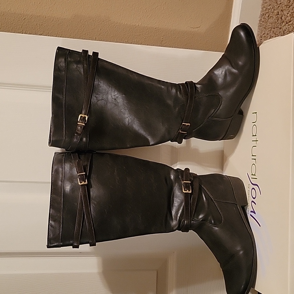 Natural Soul Wide calf boot